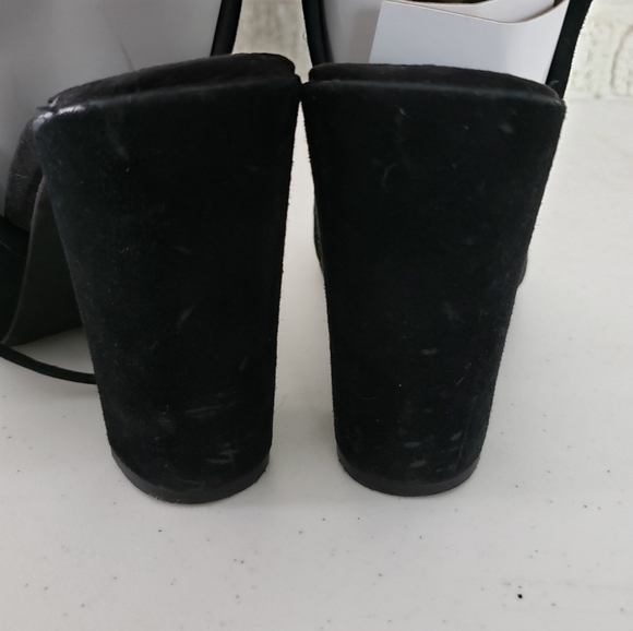 Kenneth Cole Delila Suede Lace-Up Mules - Picture 6 of 7